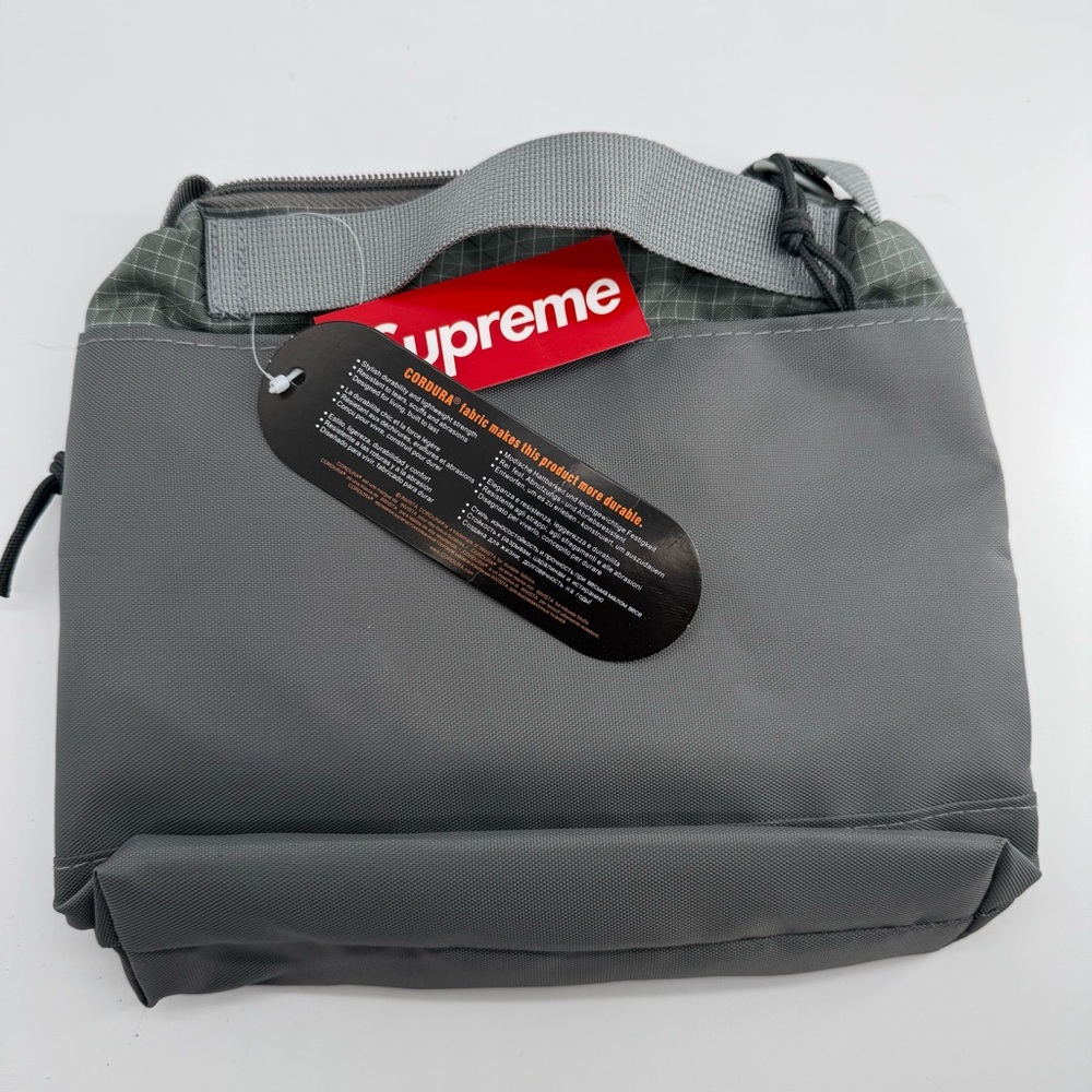 Supreme Cordura Shoulder Bag Gray | Brand New w/ Tags - Picture 2 of 7